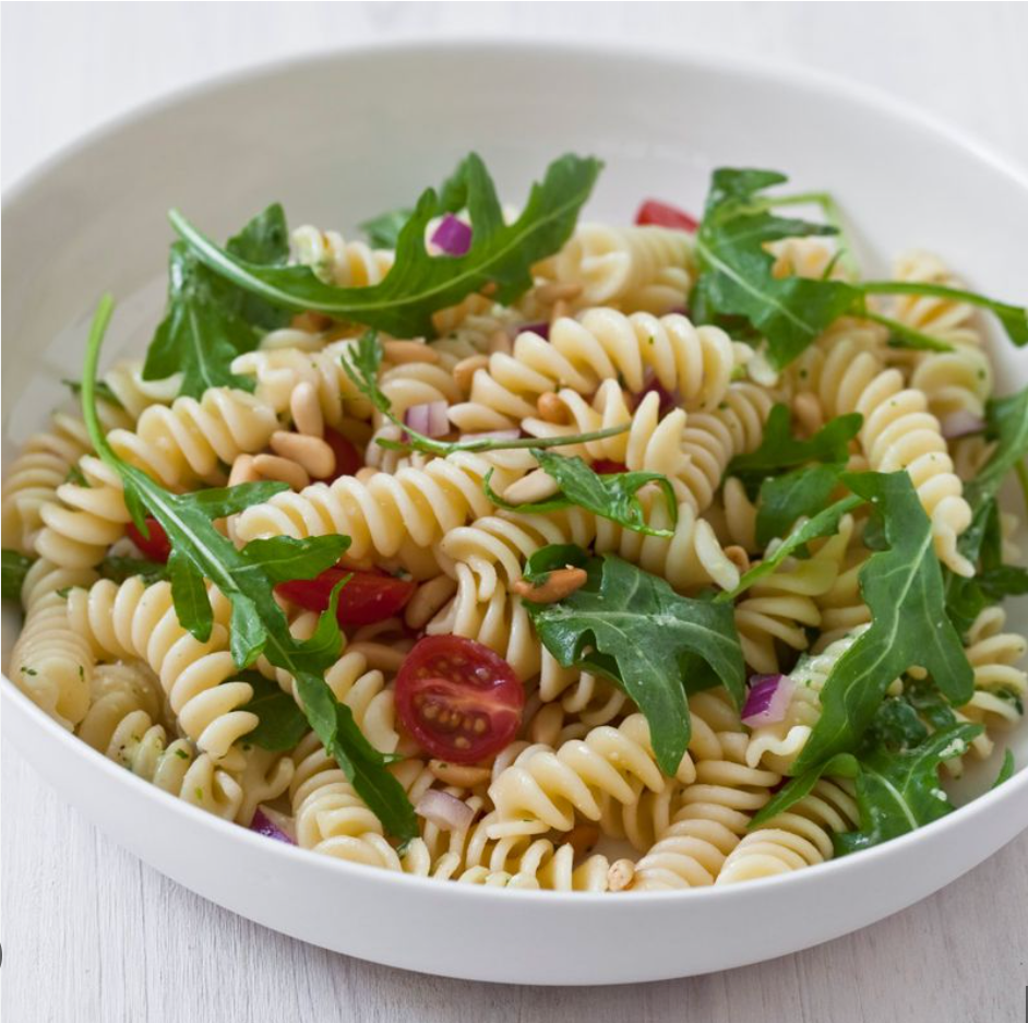 Bright & Zesty Mediterranean Pasta Salad (Vegan, Gluten-Free, Refined Sugar-Free)