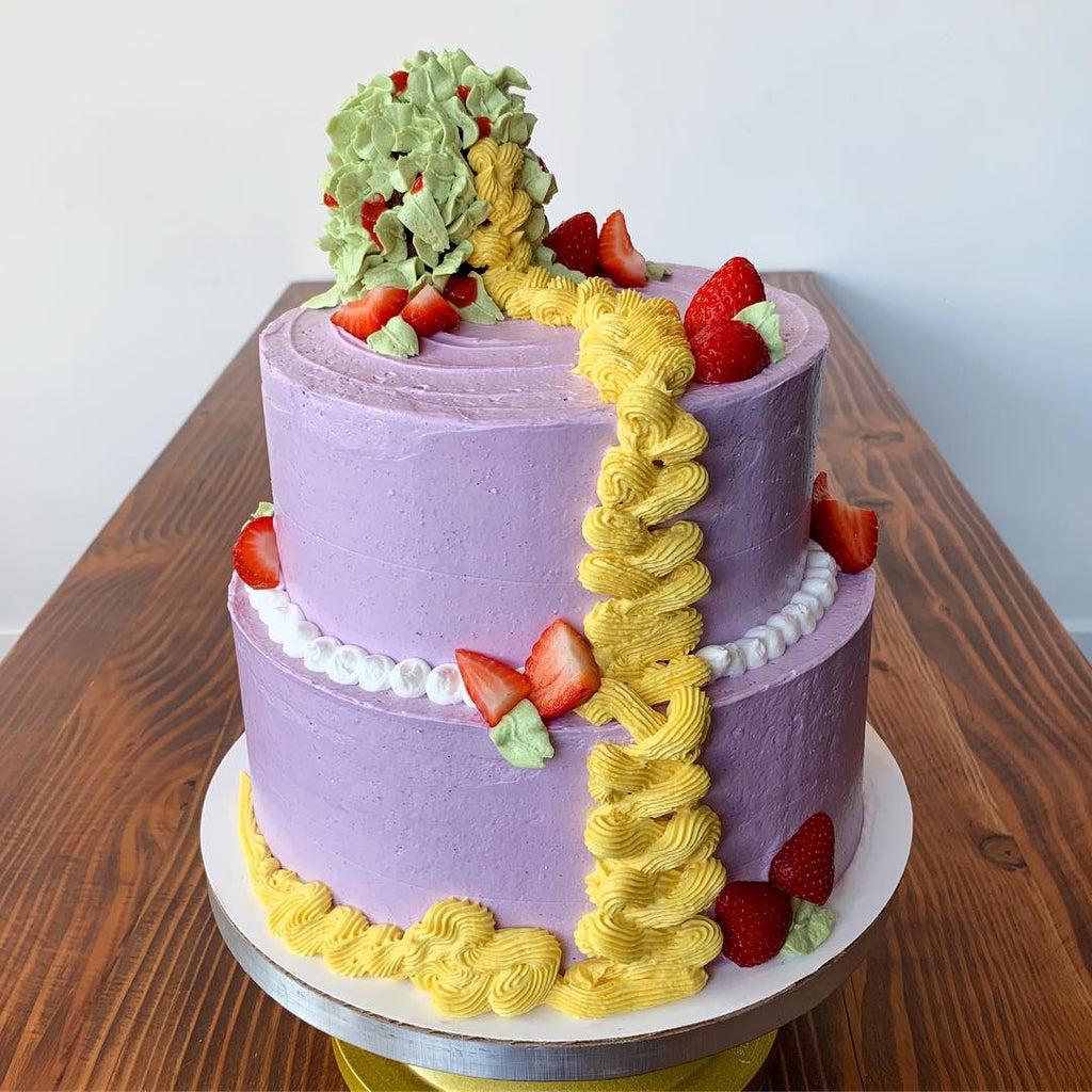 Rapunzel Themed Cake